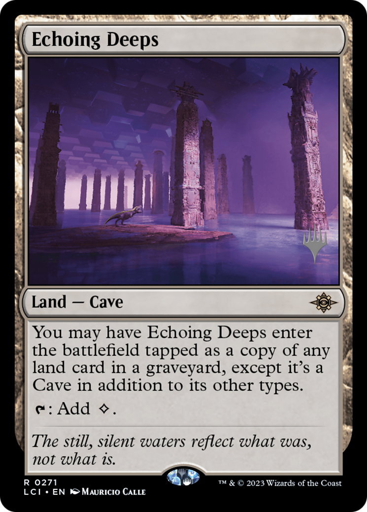 Echoing Deeps (Promo Pack) [The Lost Caverns of Ixalan Promos] | Silver Goblin