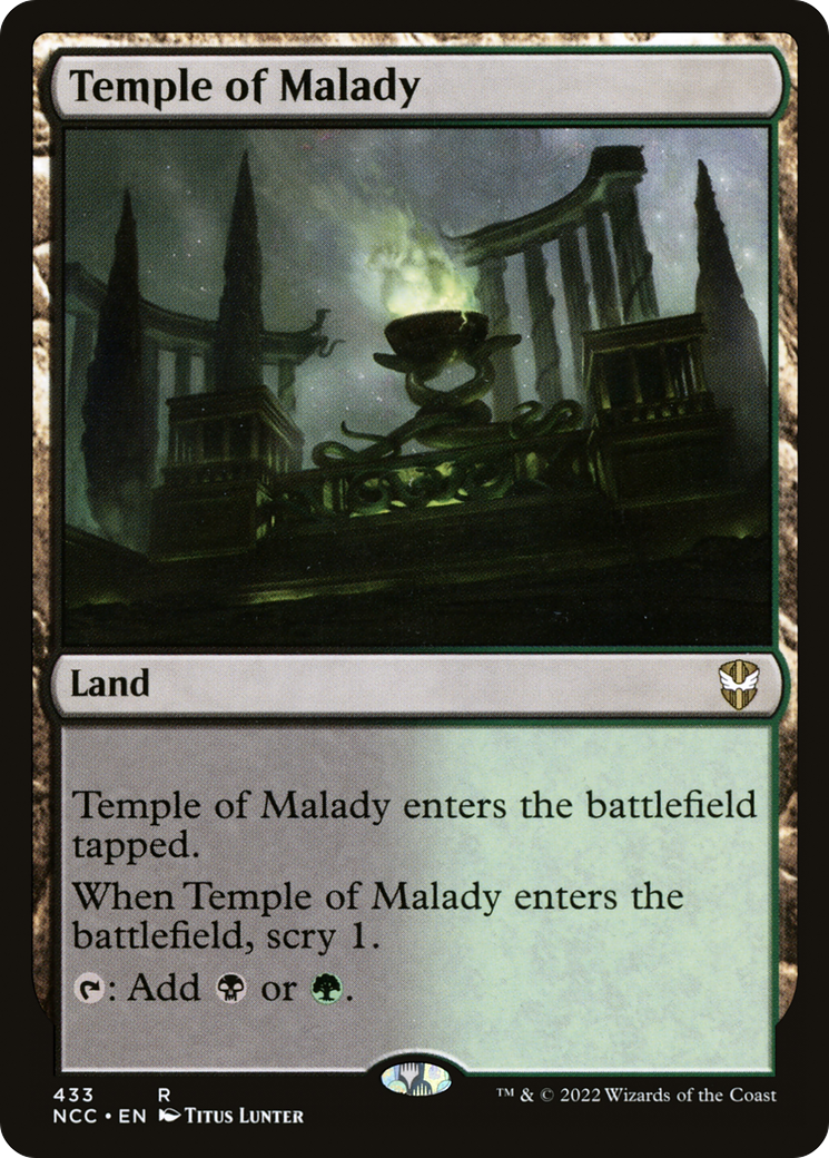 Temple of Malady (433) - New Capenna Commander