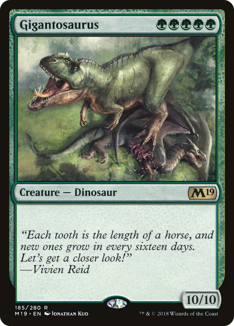 Gigantosaurus (185) Foil - Core Set 2019