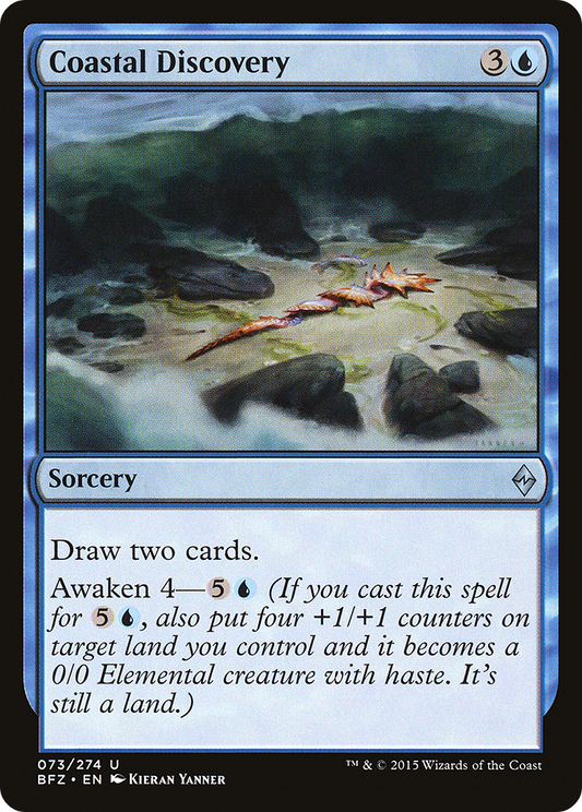 Coastal Discovery (073) Foil - Battle for Zendikar