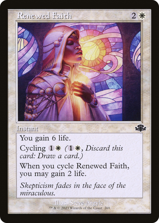 Renewed Faith (Retro) [Dominaria Remastered] Foil