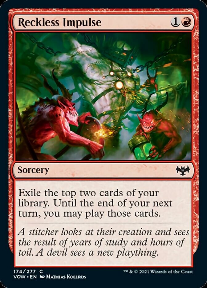 Reckless Impulse [Innistrad: Crimson Vow] | Silver Goblin