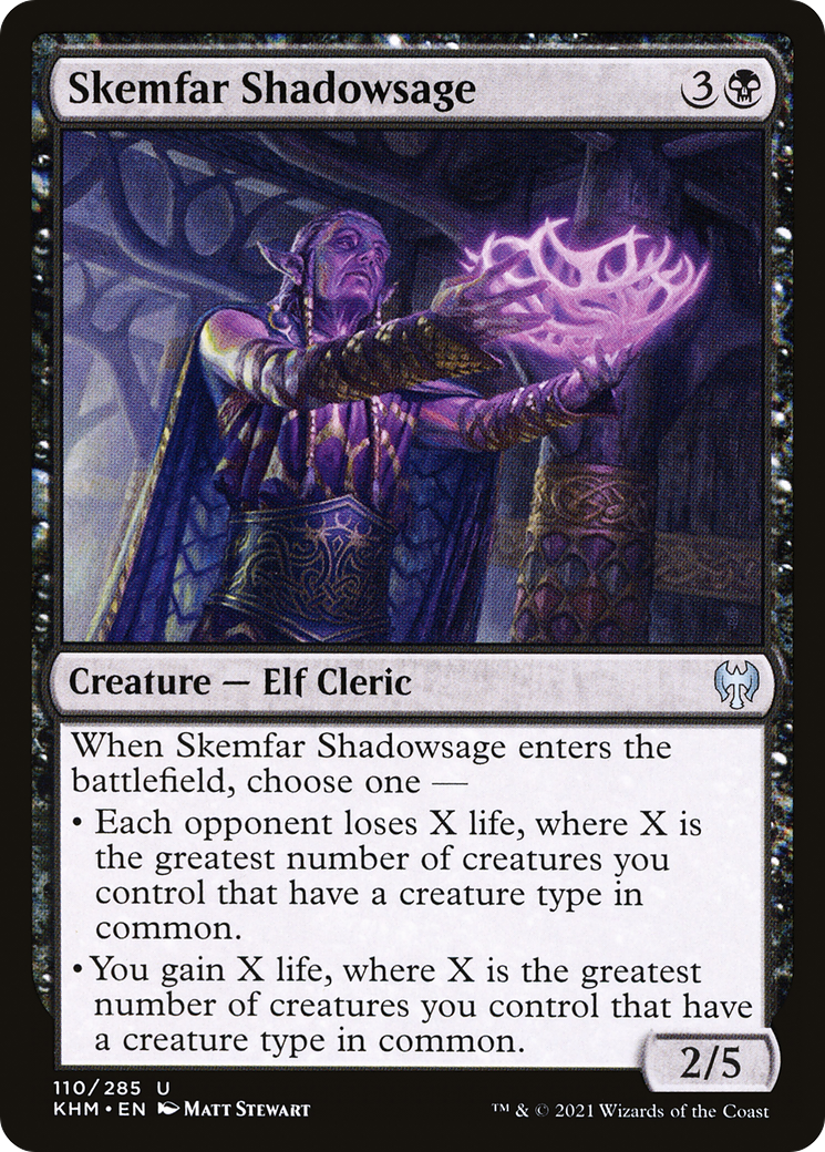 Skemfar Shadowsage (110) Foil - Kaldheim