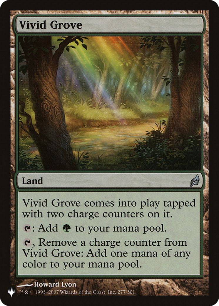Vivid Grove (LRW-277) - The List