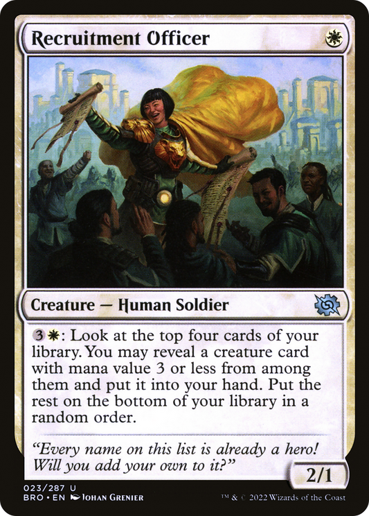 Recruitment Officer (023) - The Brothers' War