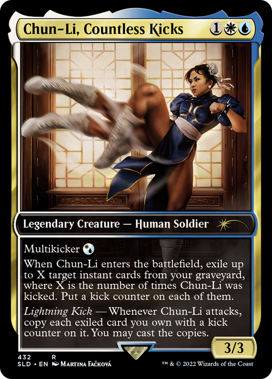 Chun-Li, Countless Kicks (432) - Secret Lair Drop
