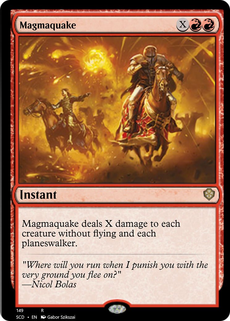 Magmaquake [Starter Commander Decks] | Silver Goblin