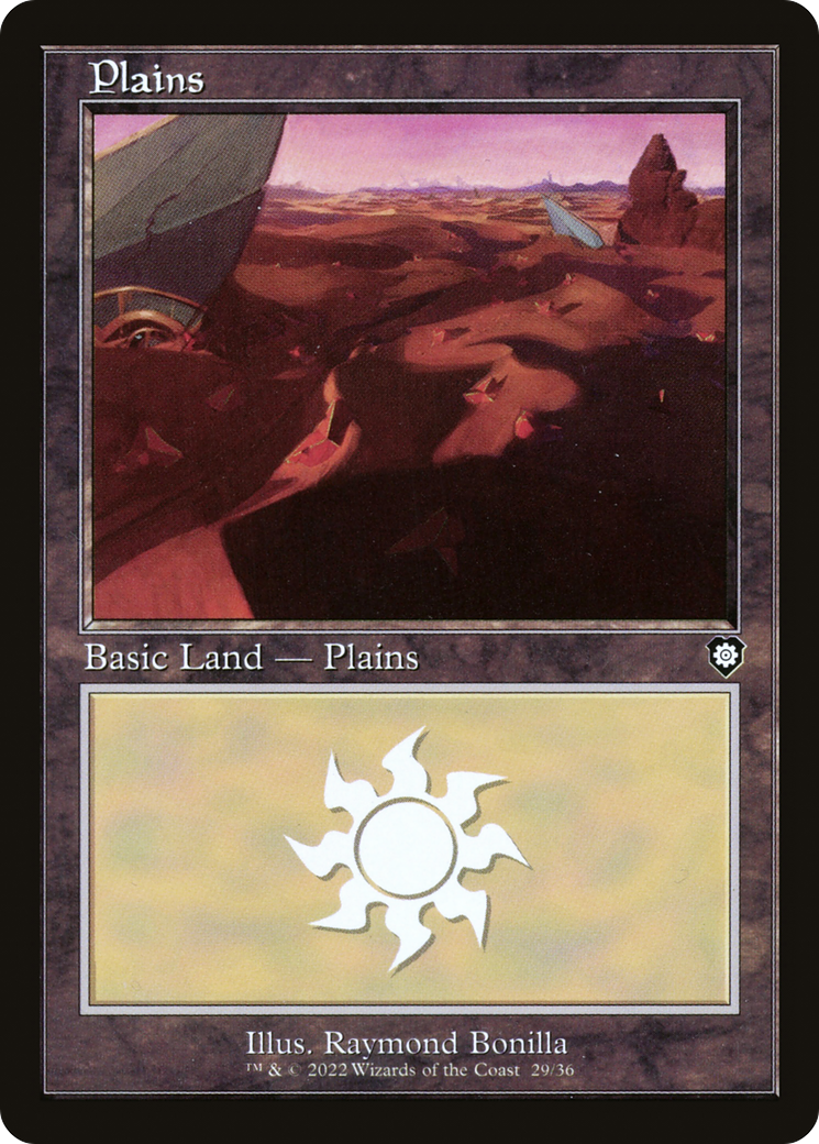 Plains (029) (Retro) [The Brothers' War Commander] | Silver Goblin