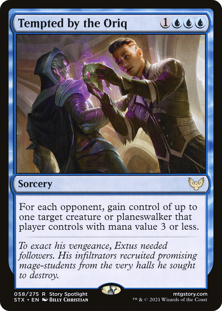 Tempted by the Oriq (058) Foil - Strixhaven: School of Mages