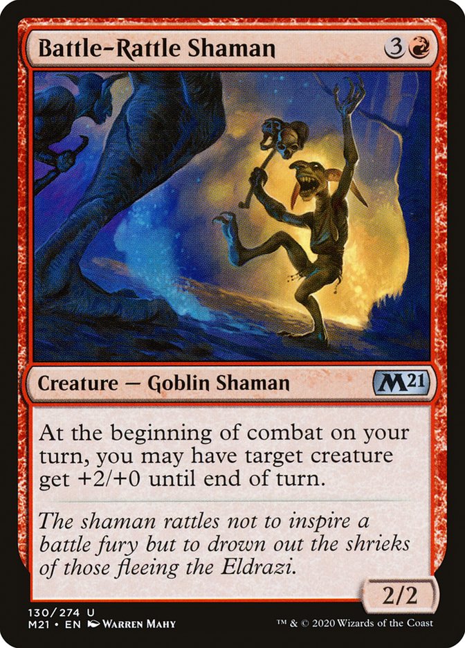 Battle-Rattle Shaman [Core Set 2021] | Silver Goblin