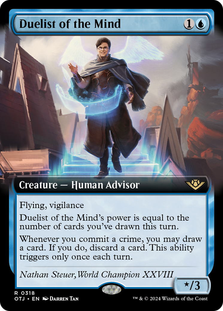 Duelist of the Mind (Extended Art) [Outlaws of Thunder Junction] | Silver Goblin