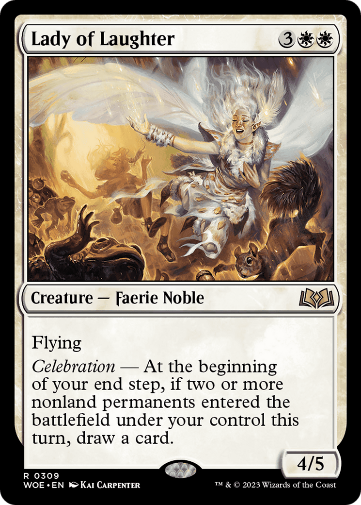 Lady of Laughter (309) Foil - Wilds of Eldraine