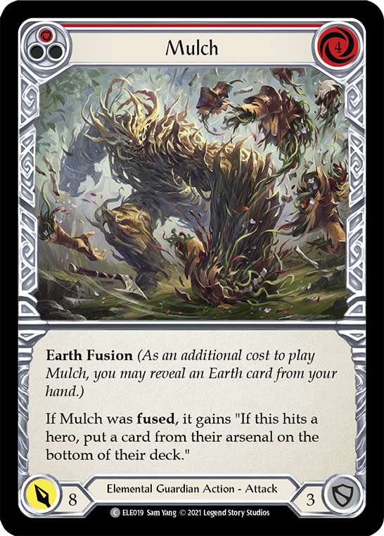 Mulch (Red) [ELE019] (Tales of Aria)  1st Edition Rainbow Foil | Silver Goblin