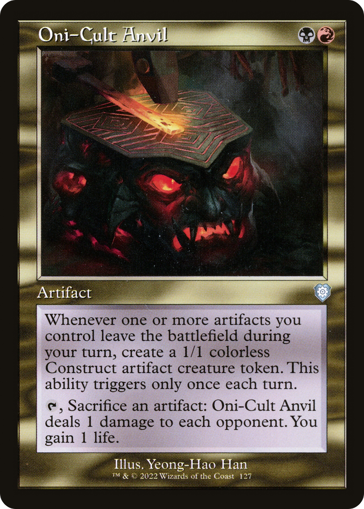 Oni-Cult Anvil (Retro) (127) - The Brothers' War Commander