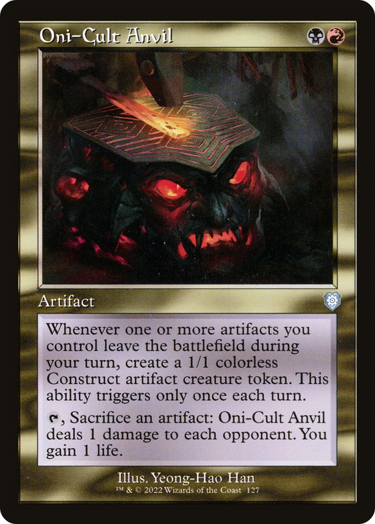 Oni-Cult Anvil (Retro) (127) - The Brothers' War Commander