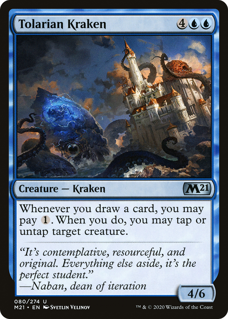 Tolarian Kraken (080) Foil - Core Set 2021
