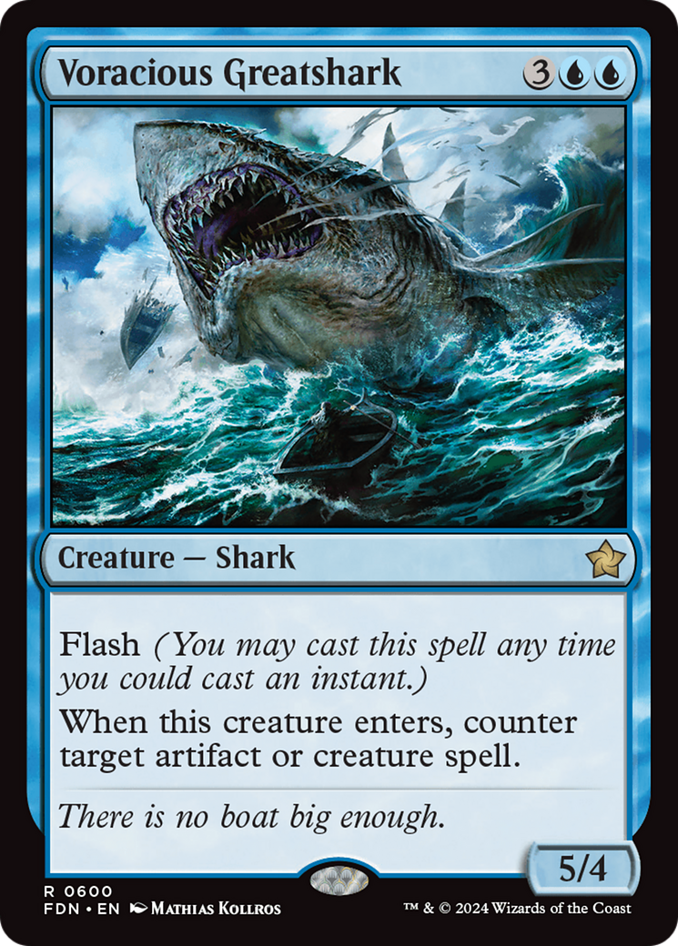 Voracious Greatshark [Foundations] | Silver Goblin