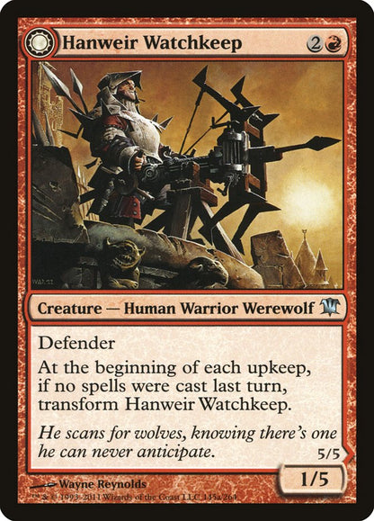 Hanweir Watchkeep (145) Foil - Innistrad
