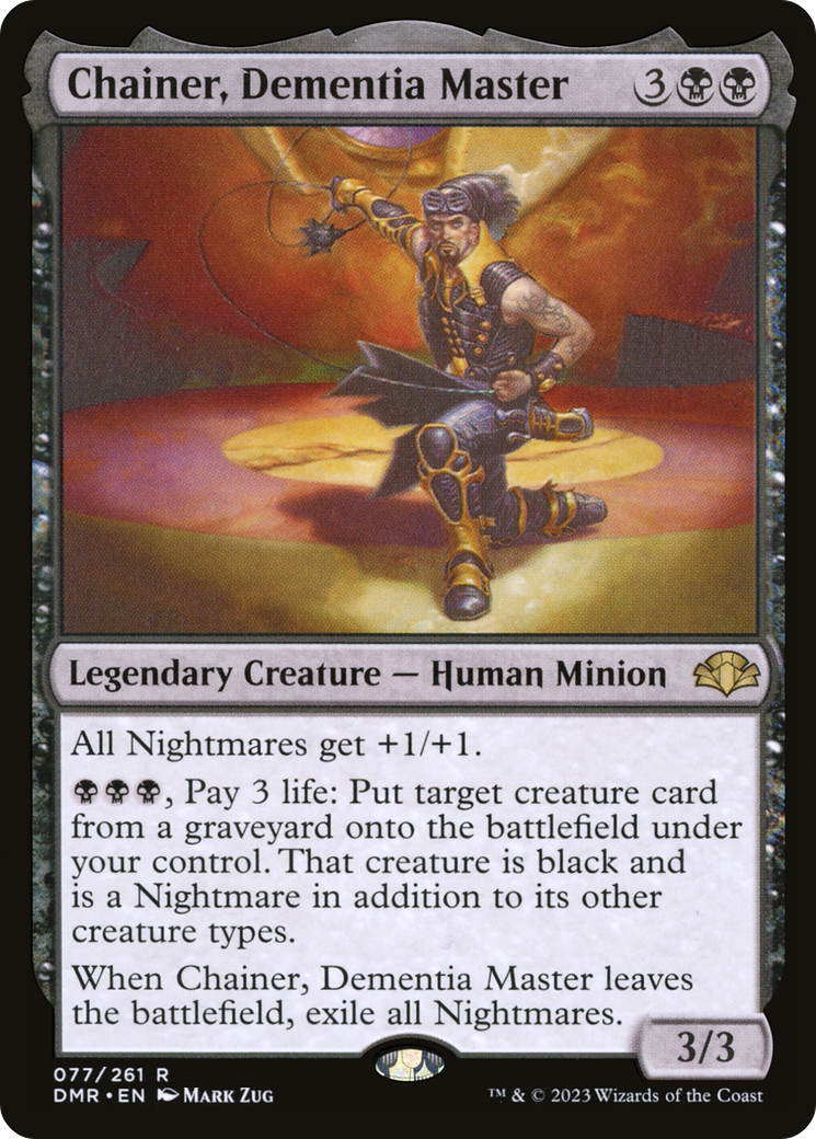 Chainer, Dementia Master [Dominaria Remastered] Foil