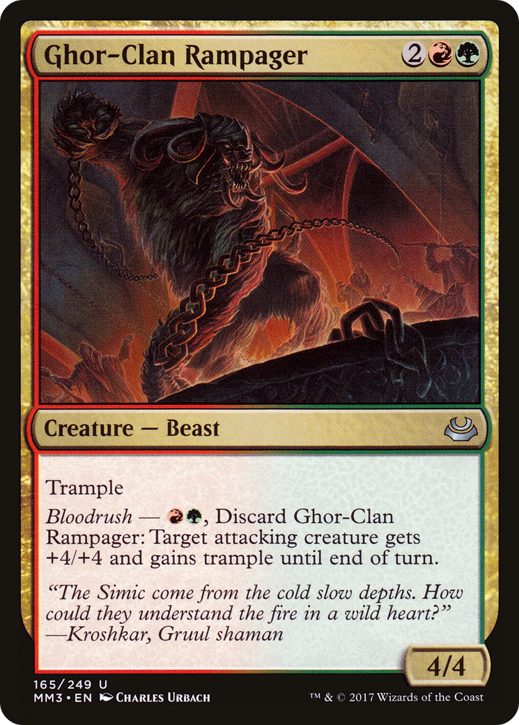 Ghor-Clan Rampager (165) Foil - Modern Masters 2017