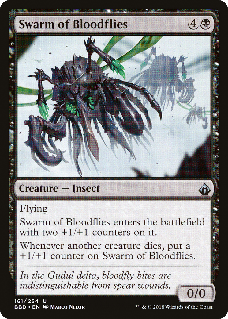 Swarm of Bloodflies (161) Foil - Battlebond