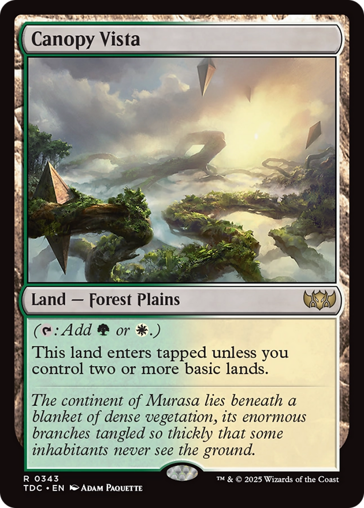 Canopy Vista (343) - Commander: Tarkir: Dragonstorm