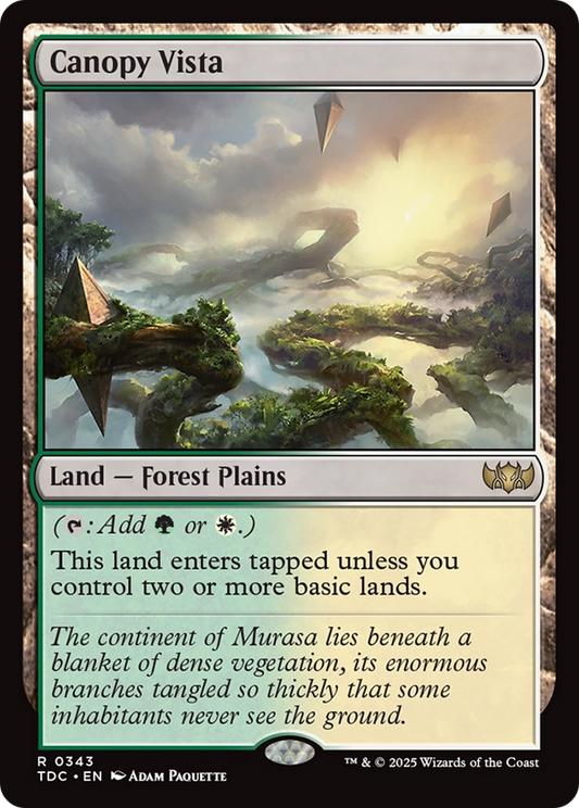 Canopy Vista (343) - Commander: Tarkir: Dragonstorm