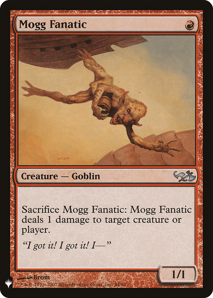 Mogg Fanatic (DD1-44) - The List