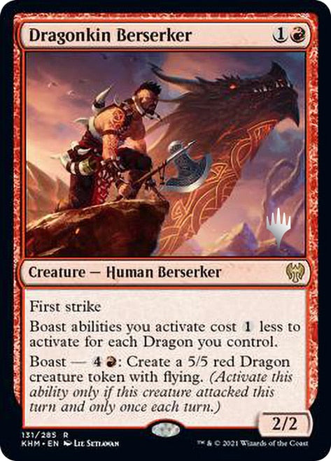 Dragonkin Berserker (Promo Pack) [Kaldheim Promos] | Silver Goblin