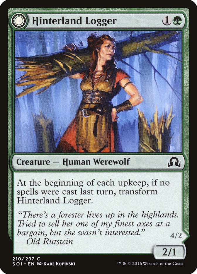 Hinterland Logger (210) Foil - Shadows over Innistrad