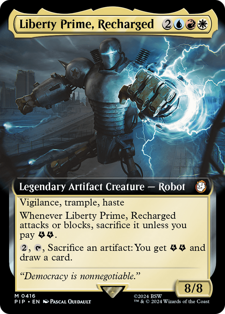 Liberty Prime, Recharged (Extended Art) (416) - Fallout