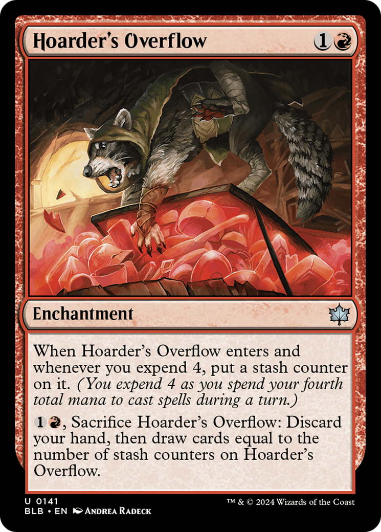 Hoarder's Overflow [Bloomburrow] Foil