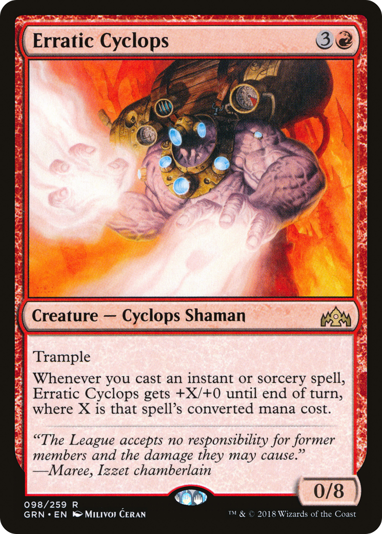 Erratic Cyclops (098) Foil - Guilds of Ravnica