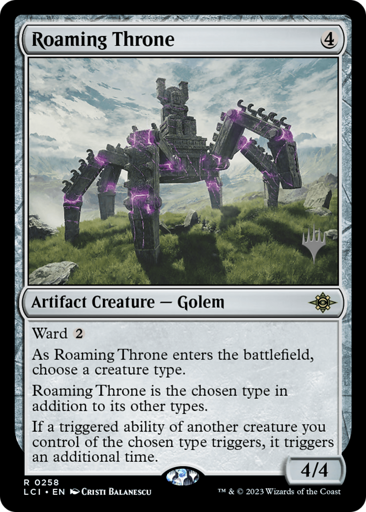 Roaming Throne (258) Foil - The Lost Caverns of Ixalan Promos