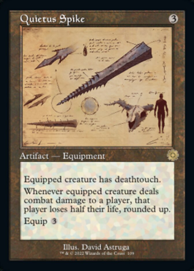 Quietus Spike (Retro Schematic) [The Brothers' War Retro Artifacts] | Silver Goblin