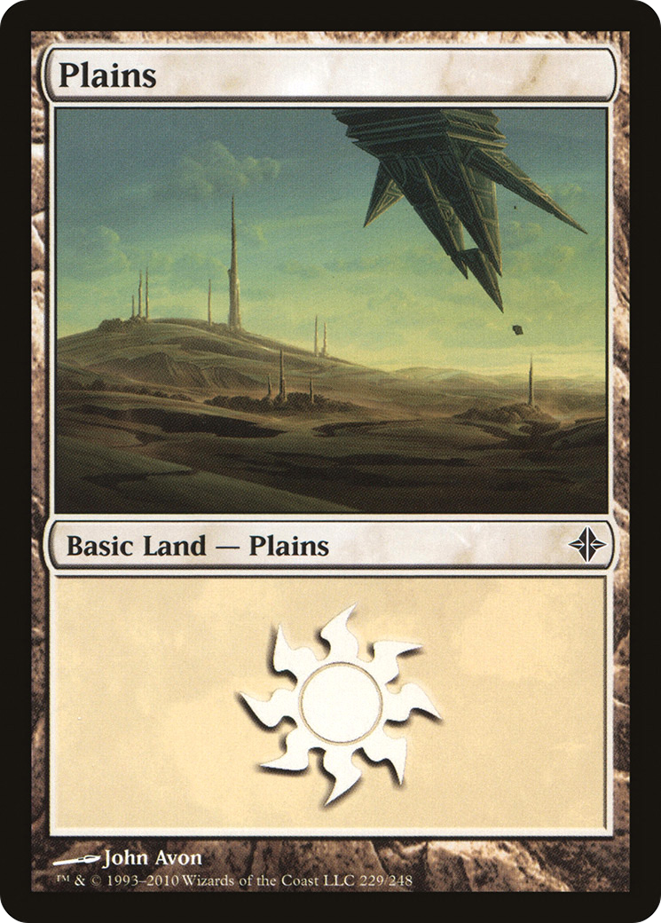 Plains (229) Foil - Rise of the Eldrazi