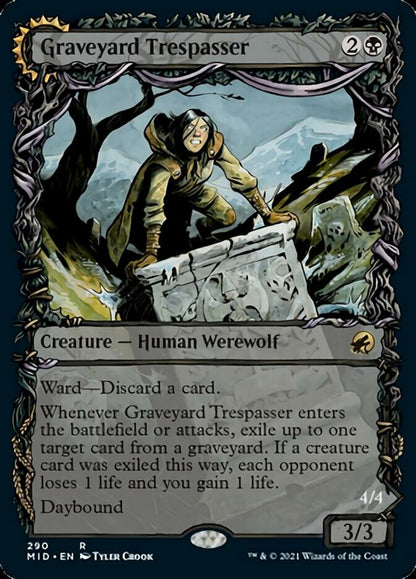 Graveyard Trespasser (Showcase) (290) Foil - Innistrad: Midnight Hunt