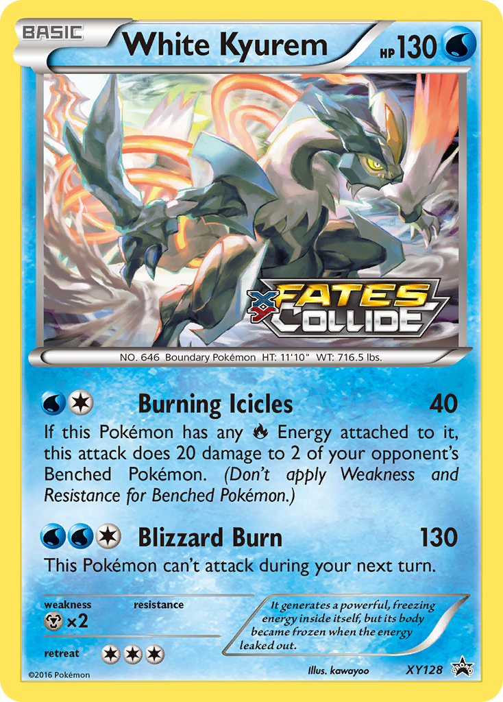 White Kyurem (XY128) [XY: Black Star Promos] | Silver Goblin