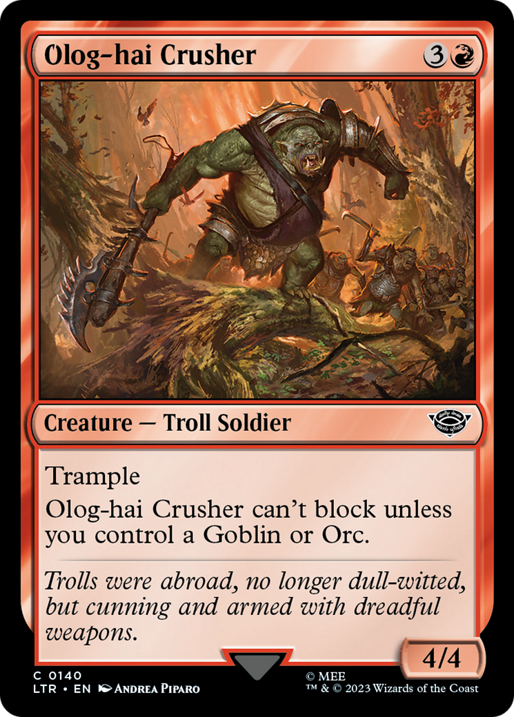 Olog-Hai Crusher (140) - The Lord of the Rings: Tales of Middle-earth