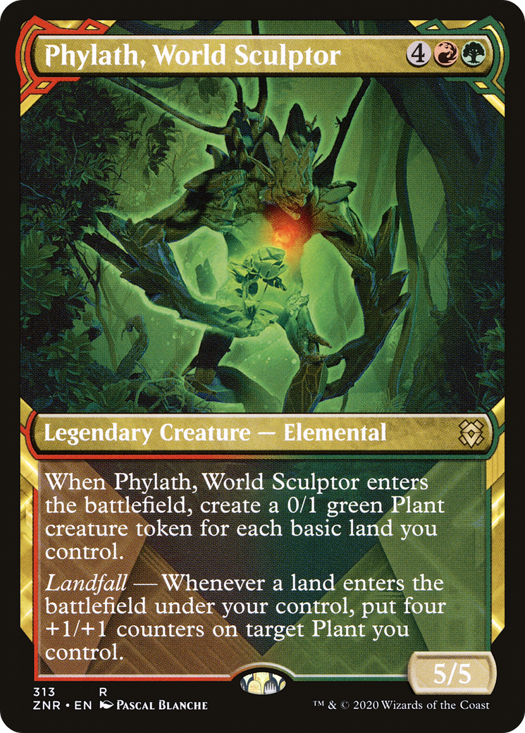 Phylath, World Sculptor (Showcase) (313) - Zendikar Rising