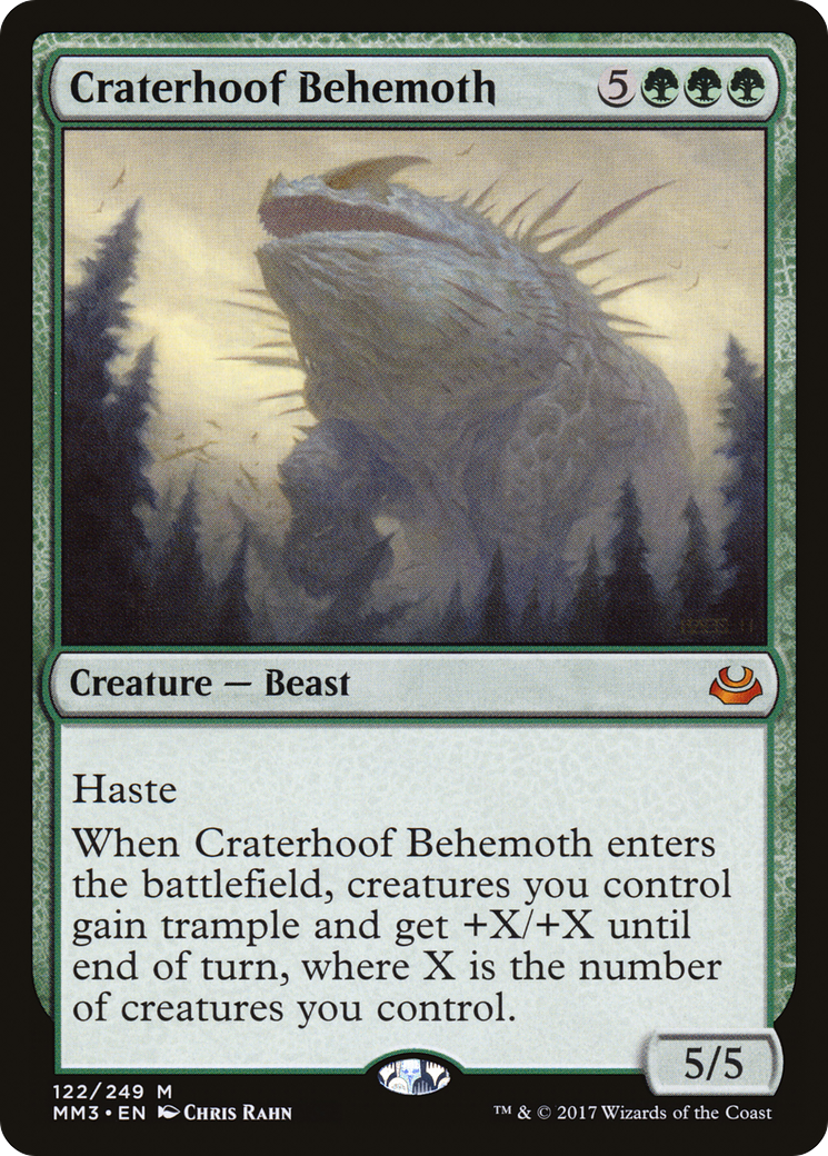 Craterhoof Behemoth (122) - Modern Masters 2017