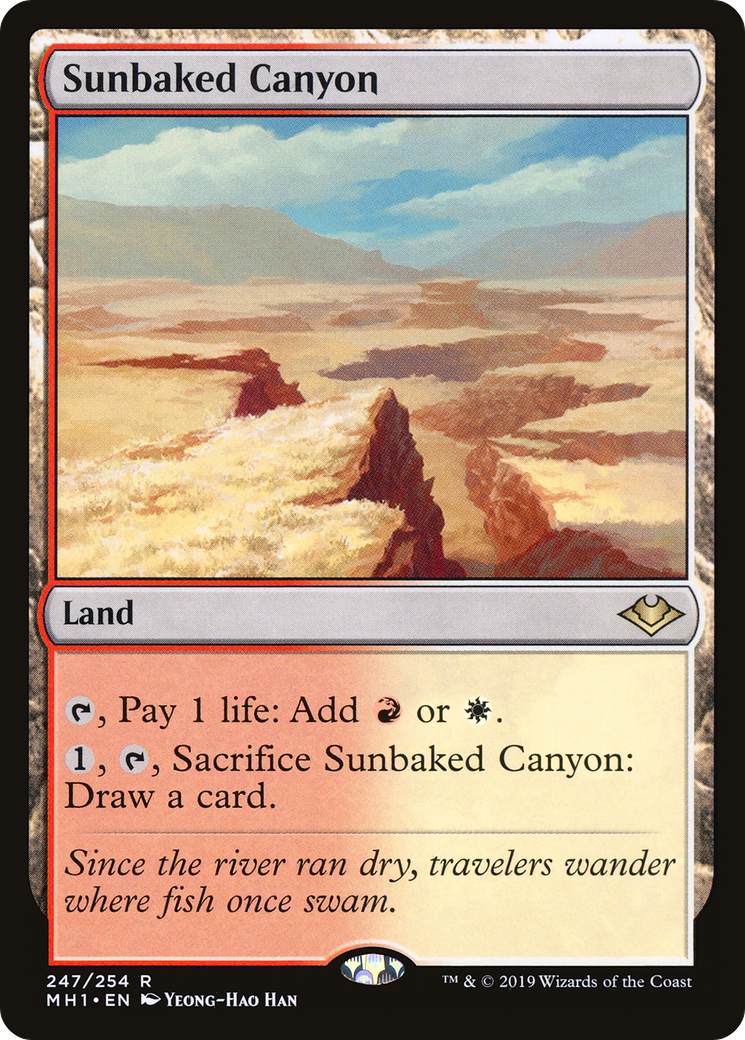 Sunbaked Canyon (247) Foil - Modern Horizons