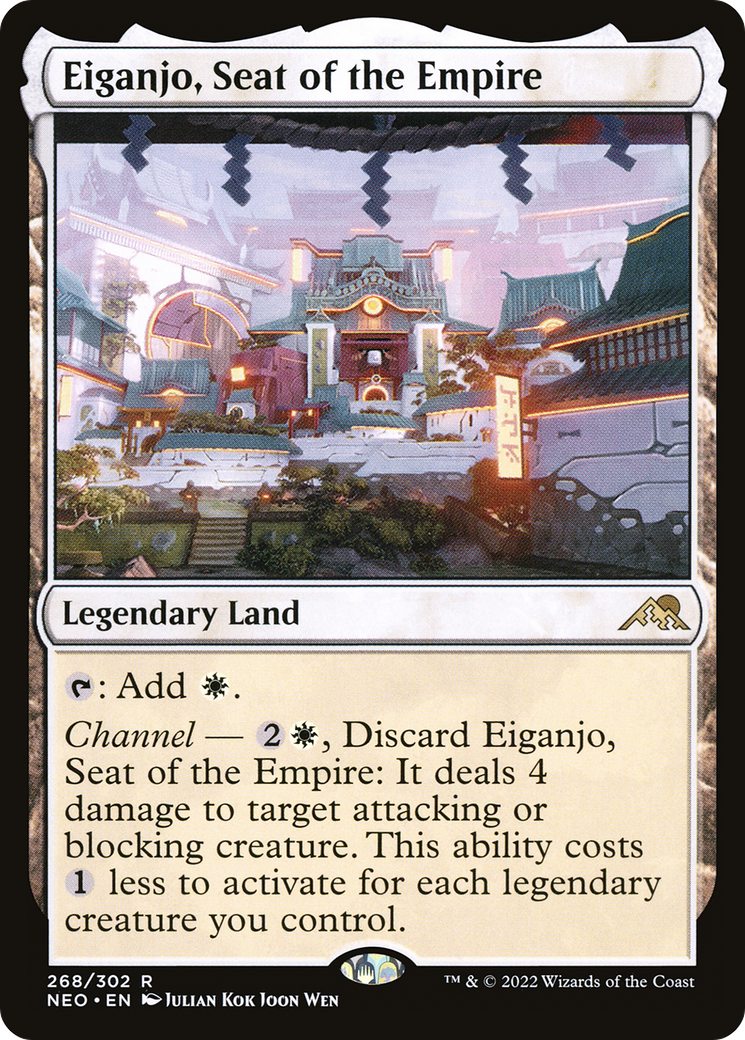 Eiganjo, Seat of the Empire (268) Foil - Kamigawa: Neon Dynasty