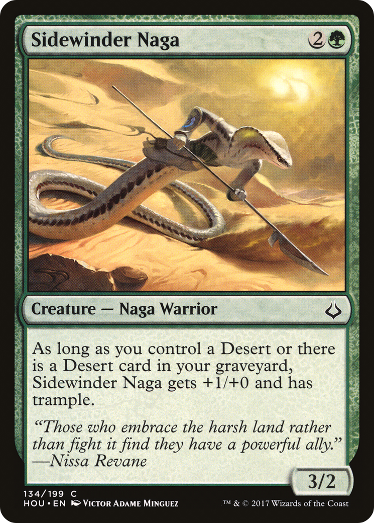 Sidewinder Naga (134) Foil - Hour of Devastation