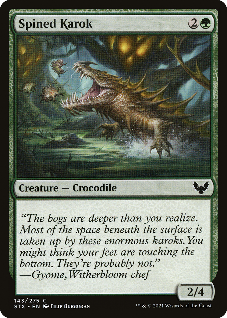 Spined Karok (143) Foil - Strixhaven: School of Mages