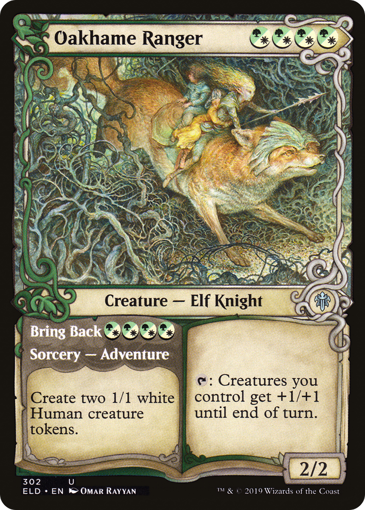 Oakhame Ranger (Showcase) (302) - Throne of Eldraine