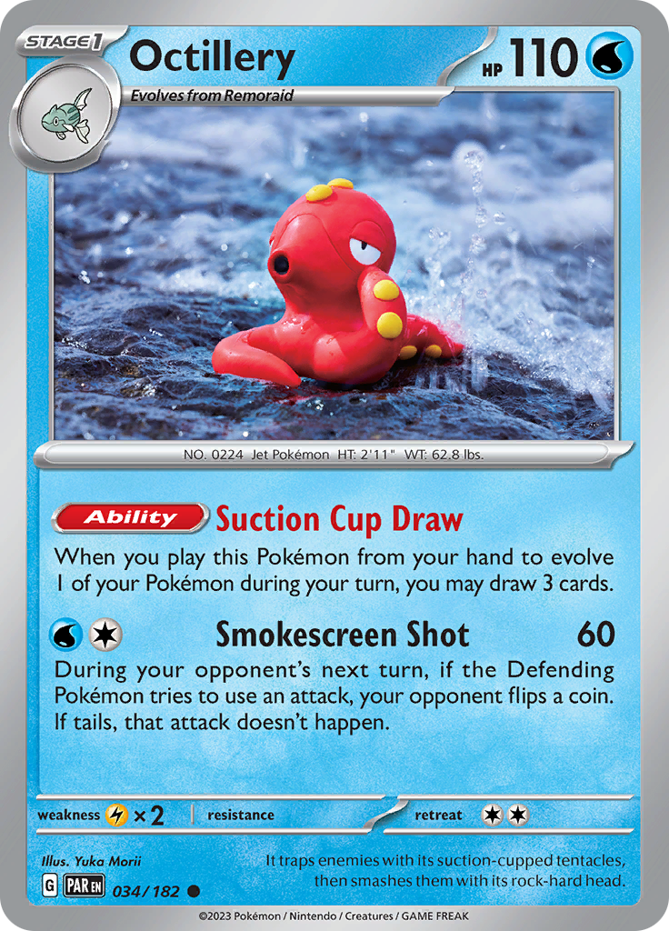 Octillery (034/182) [Scarlet & Violet: Paradox Rift] | Silver Goblin