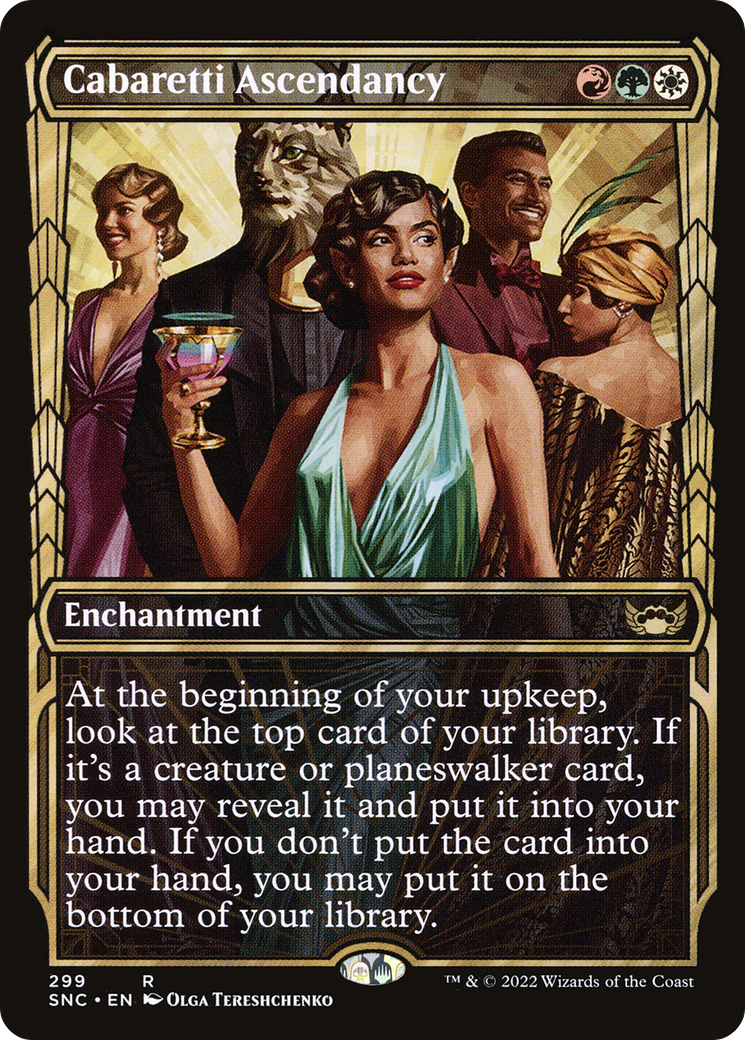 Cabaretti Ascendancy (Showcase Golden Age) [Streets of New Capenna] Foil