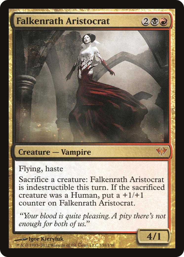 Falkenrath Aristocrat (138) Foil - Dark Ascension