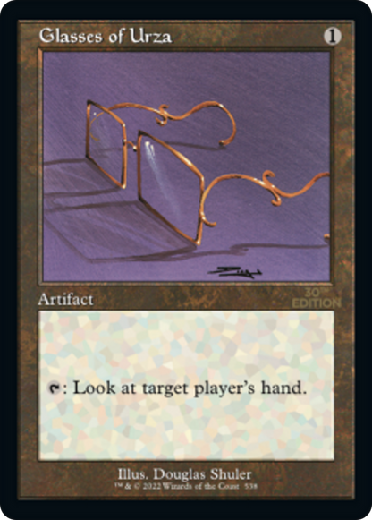 Glasses of Urza (Retro) (538) - 30th Anniversary Edition
